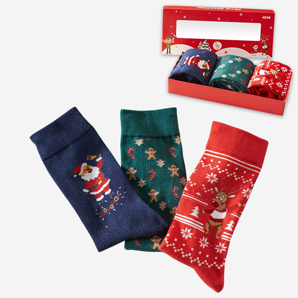 Coffret chaussettes de Noël - L'Homme Moderne