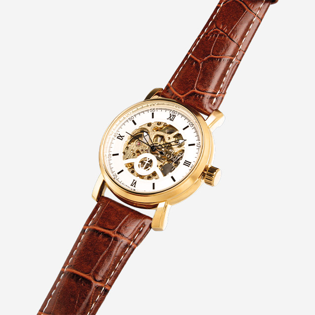 Montre automatique squelette