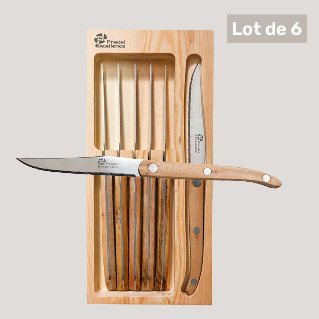 Coffret 6 couteaux à steak terroir