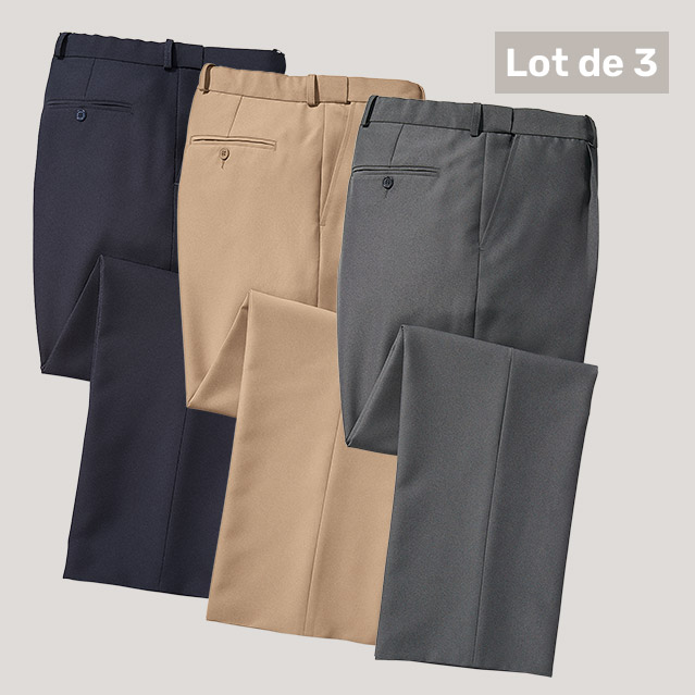 Pantalon Ceinture Confort - les 3 - L'Homme Moderne