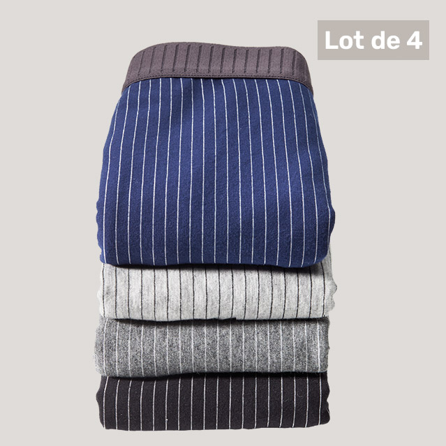 Boxers coton Boxers coton Taylor - les 4 - L'Homme Moderne