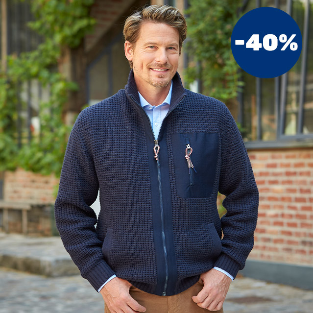 Gilet zippé Carnac - L'Homme Moderne