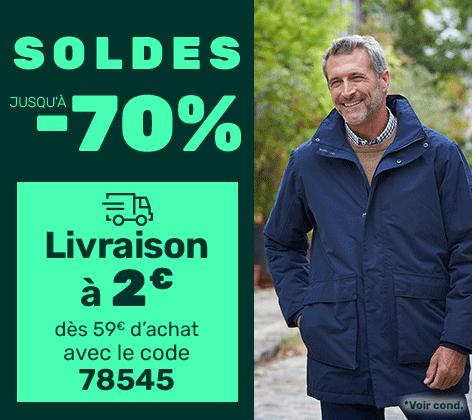 Soldes jusqu'à -70% - L'Homme Moderne