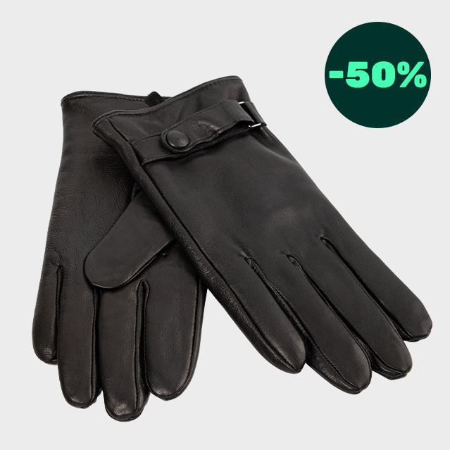 Gants cuir doublés polaire - L'Homme Moderne