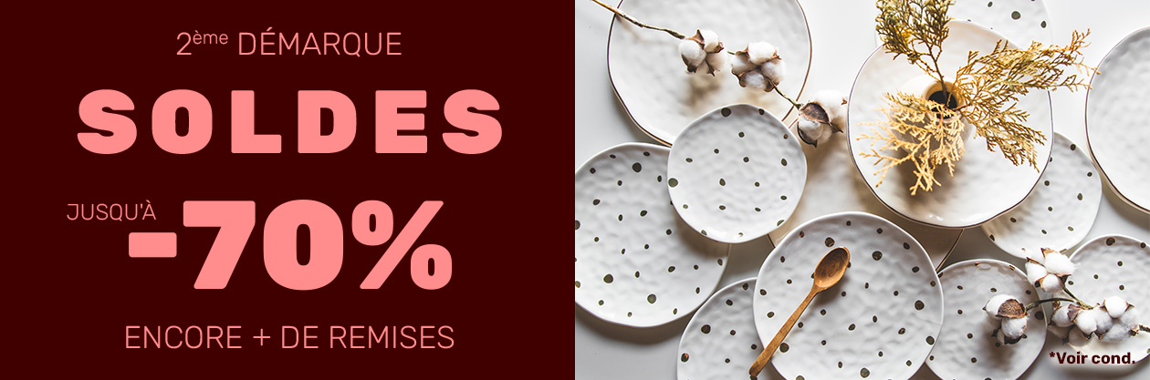 Soldes 2ème démarque, jusqu'à -70% - L'Homme Moderne