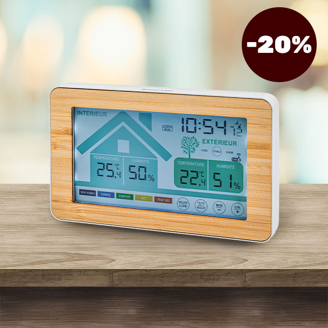 Station météo "alerte humidité" - L'Homme Moderne