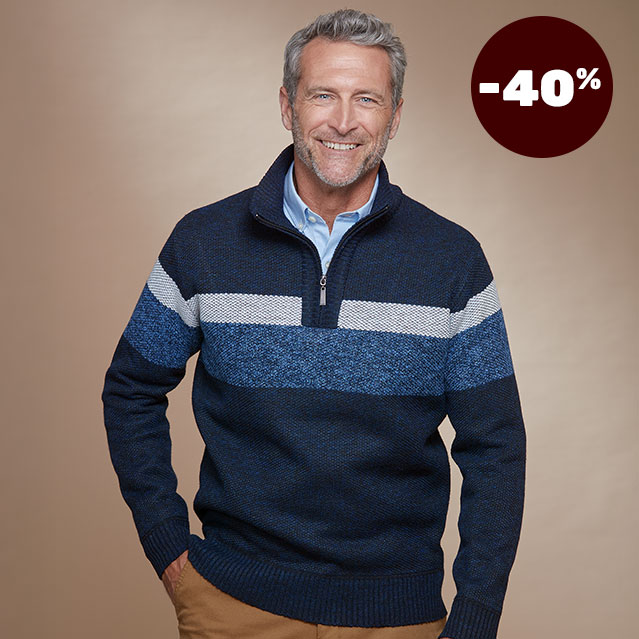 Pull zippé thermo-polaire - L'Homme Moderne