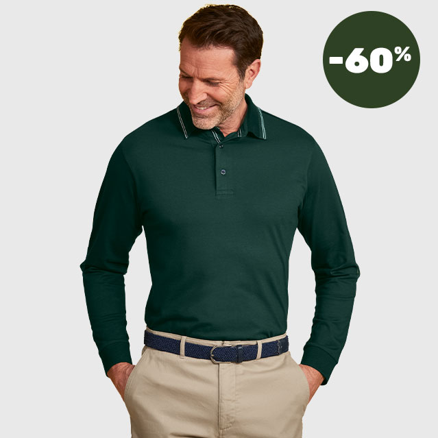 Polo coton & modal - L'Homme Moderne