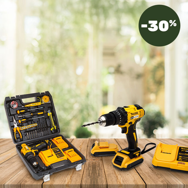 Mallette perçage-vissage 34 pièces - L'Homme Moderne