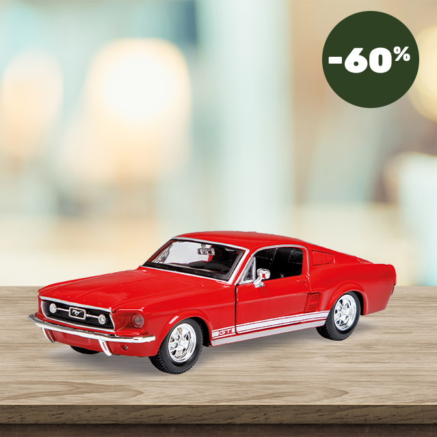 La Ford Mustang GT rouge de 1967 - L'Homme Moderne