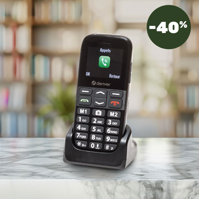 Téléphone mobile & socle chargeur - L'Homme Moderne