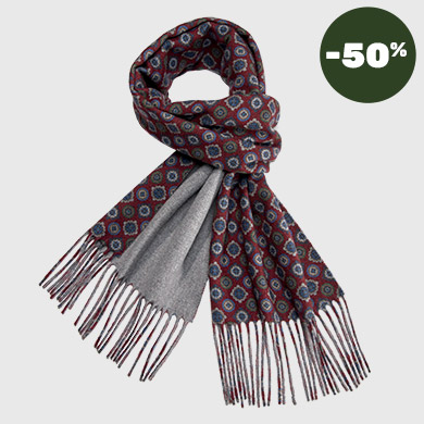 Echarpe laine imprimée - L'Homme Moderne