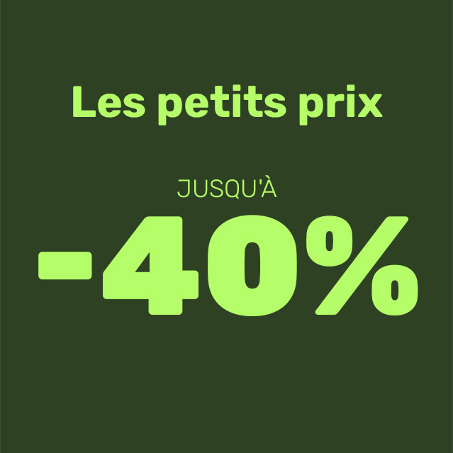 Les petits prix jusqu'à -40% - L'Homme Moderne