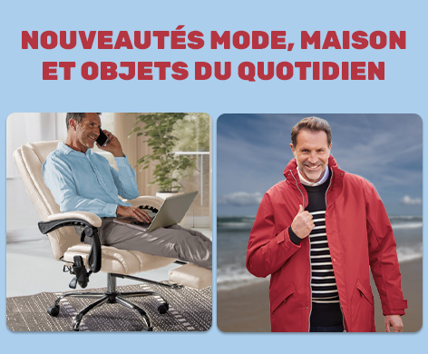 Nouveautés mode, maison et objets du quotidien