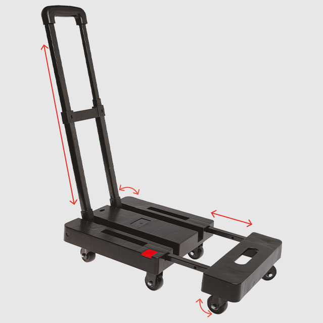 Chariot pliant maxi charge