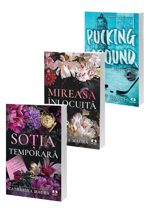 Image of Pachet Sotia temporara + Mireasa inlocuita + Pucking around. Set 3 carti