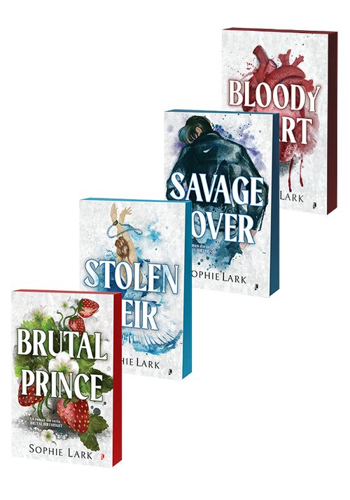 Image of Pachet Brutal Prince + Stolen Heir + Savage Lover + Bloody heart. Set 4 carti