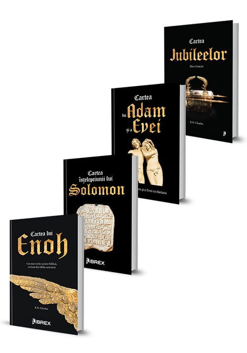Image of Pachet Cartea lui Enoh + Cartea intelepciunii lui Solomon + Cartea lui Adam si a Evei + Cartea Jubileelor. Set 4 carti