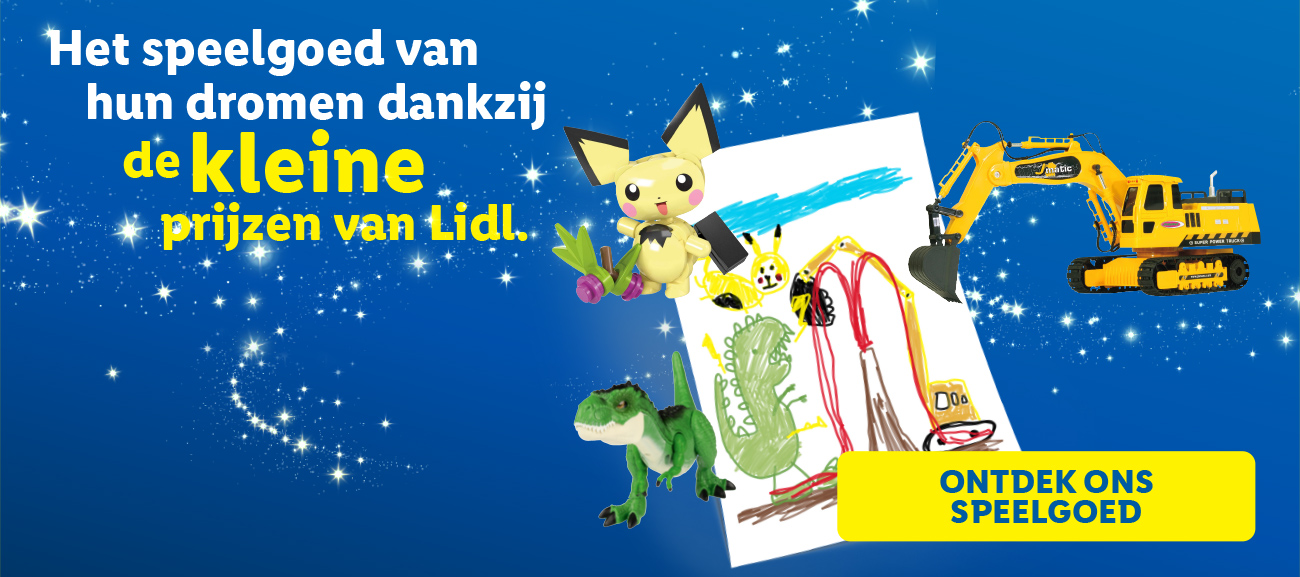 Speelgoed aan kleine prijzen bij Lidl