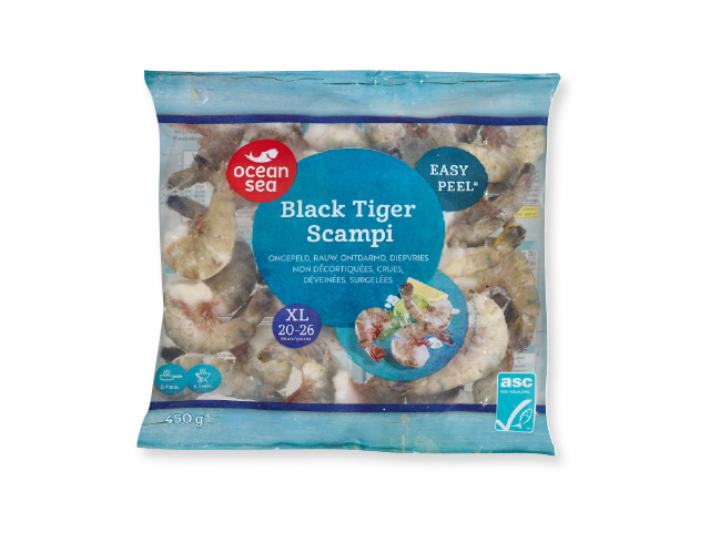 Scampi black tiger XL