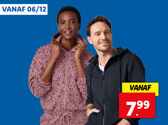 Comfortabele kledij van Lidl 