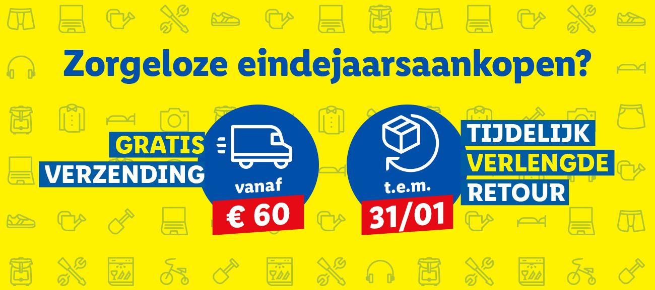 Gratis verzending en tijdelijk verlengde retour