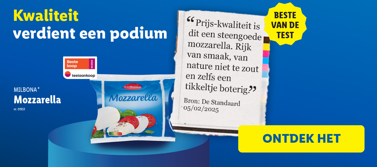 Mozzarella: Beste koop testaankoop