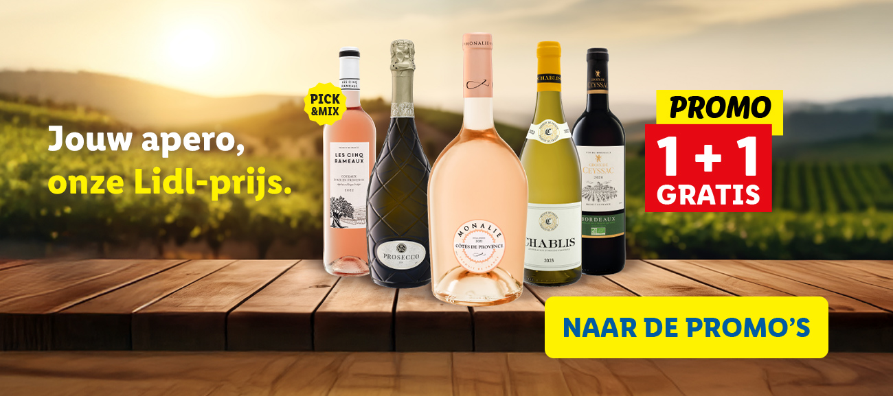 Jouw apero, onze Lidl-prijs