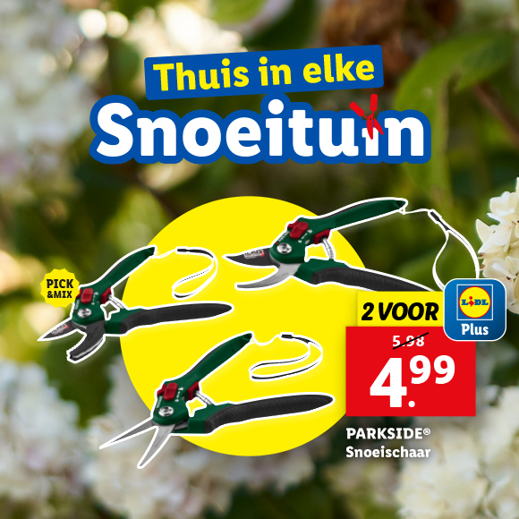 Thuis in elke snoeituin: snoeischaar