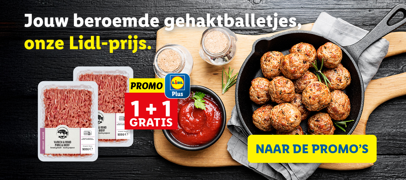 Jouw beroemde gehaktballetjes, onze Lidl-prijs