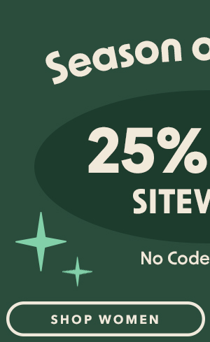 25% off sitewide! Shop women