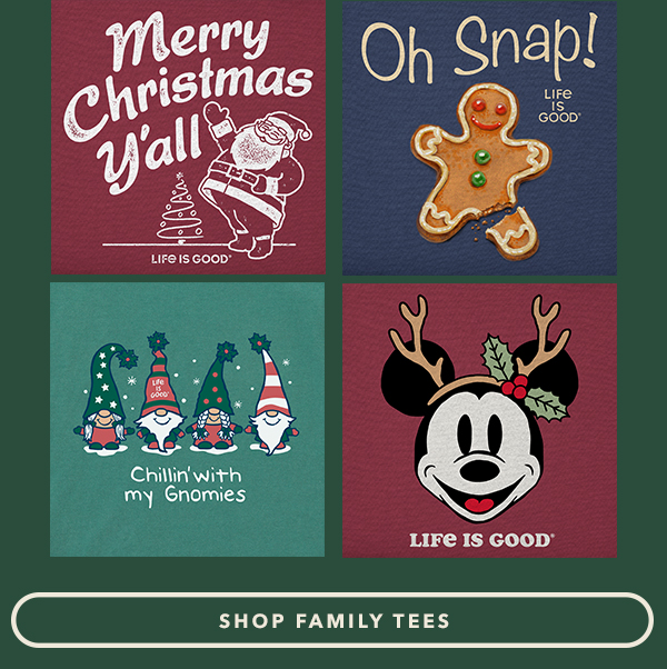 Shop Family Tees for the Holidays