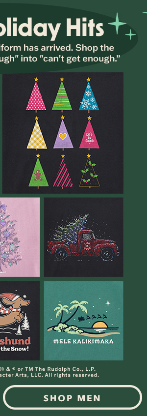 Men's Holiday Tees