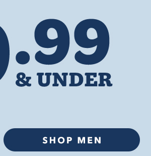 Shop Men's Deals Under $9.99