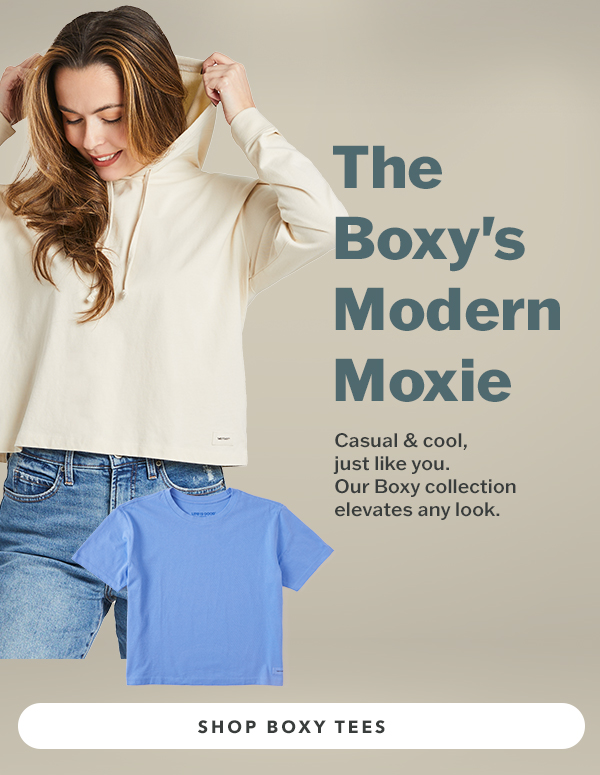 Women's boxy hoodies and tees