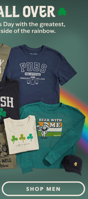 Clover all over. Shop men's St Pat's tees