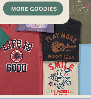 Choose any short sleeve tee for free with orders $75+. Shop more goodies