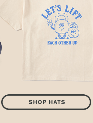 Any short sleeve tees and hat for $40. Shop hats.