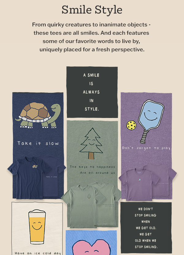 The latest Bert's Shirts: Smile Style.