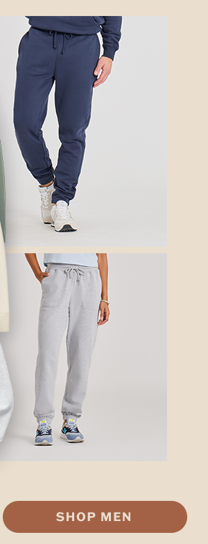 Warm up your wardrobe. Shop men's sweats.