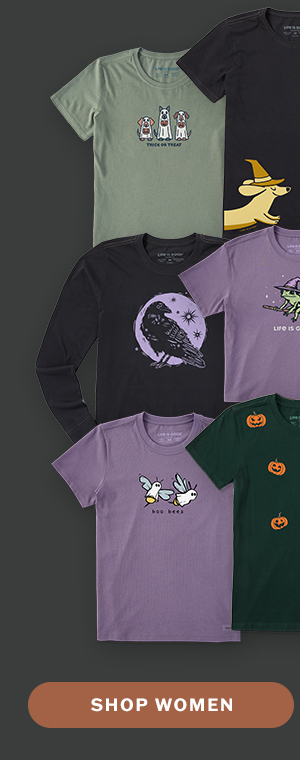 Spooky season. Bee afraid... bee very afraid. Shop women's tees.