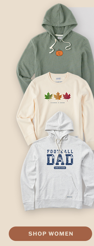 Warm up your wardrobe. Shop women's sweats.