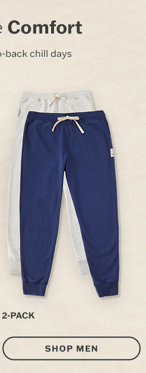 Stock up and save on men's bottoms.