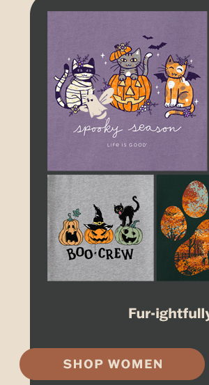 Falloween has arrived. Shop women.