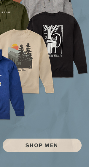 Men's hoodies and sweatshirts starting at $49.95.