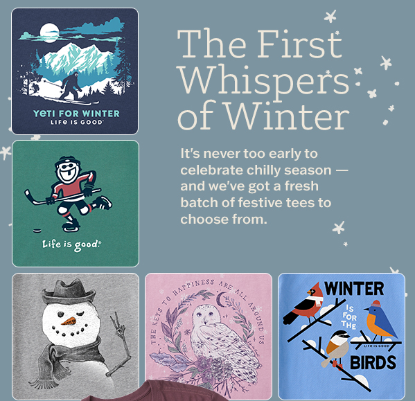 The first whispers of winter.