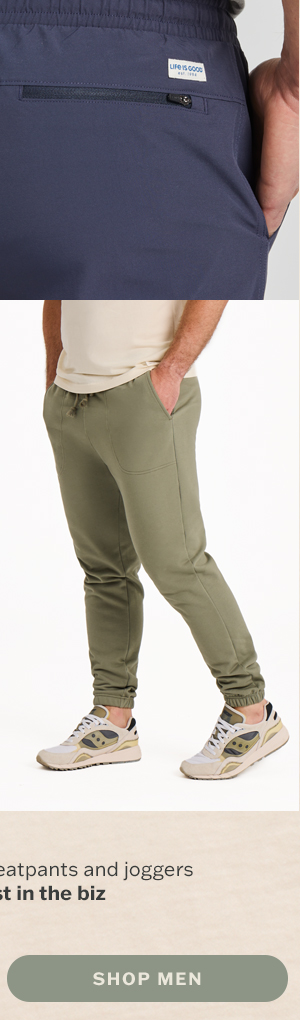 Complete your cozy with the best sweatpants and joggers in the biz. Shop men.