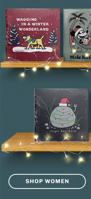 Women's holiday graphics with chart-topping energy.