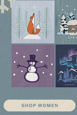 Cozy season starts here. Shop our wintery tees for women.