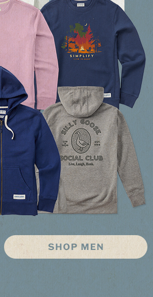 Men's sweatshirts and hoodies made to make cold days easy.